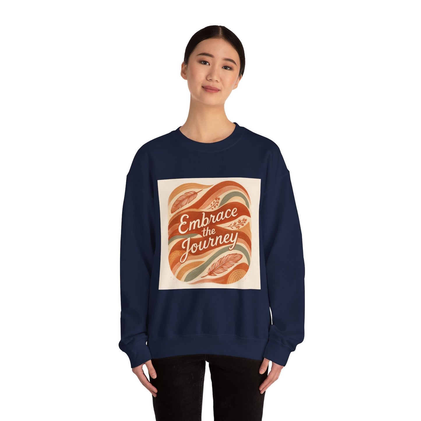 Crewneck Sweatshirt To Embrace The Journey