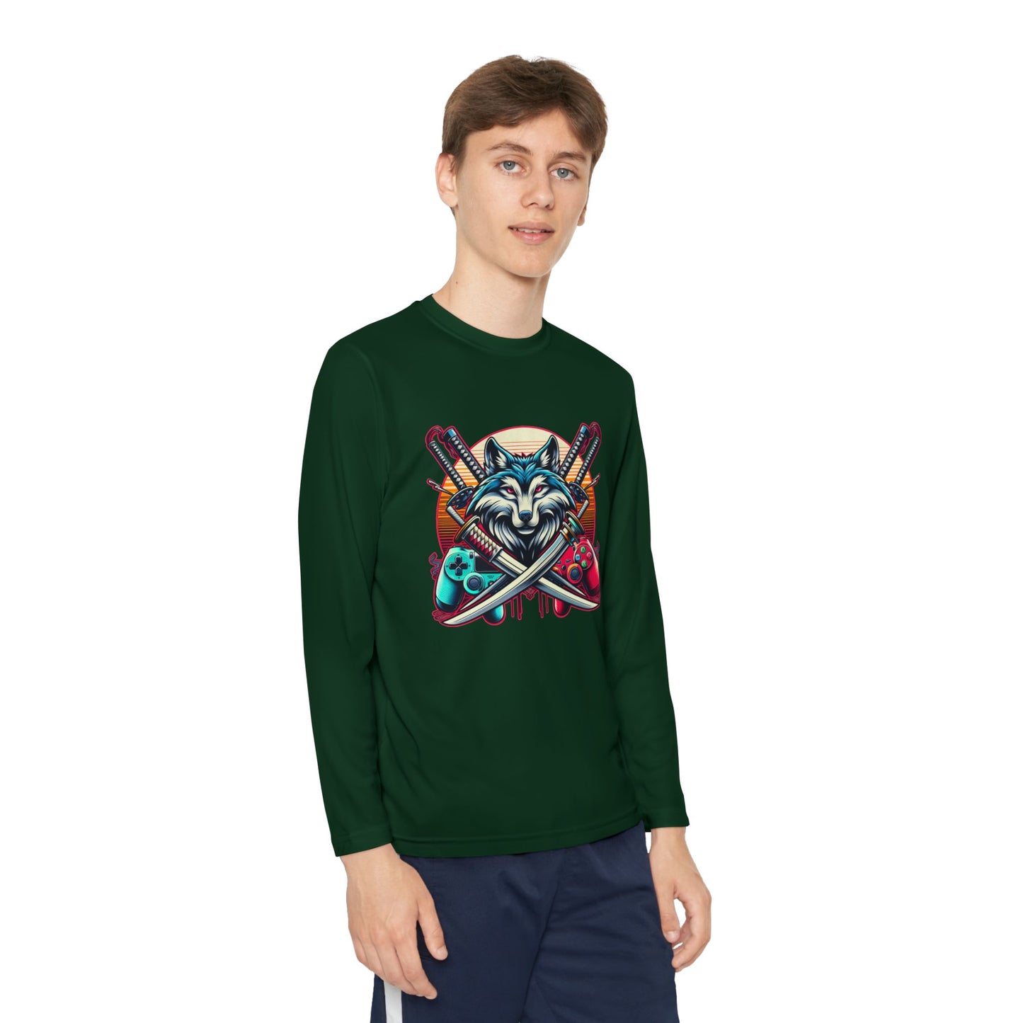 Xp wolf gamer long sleeve shirt