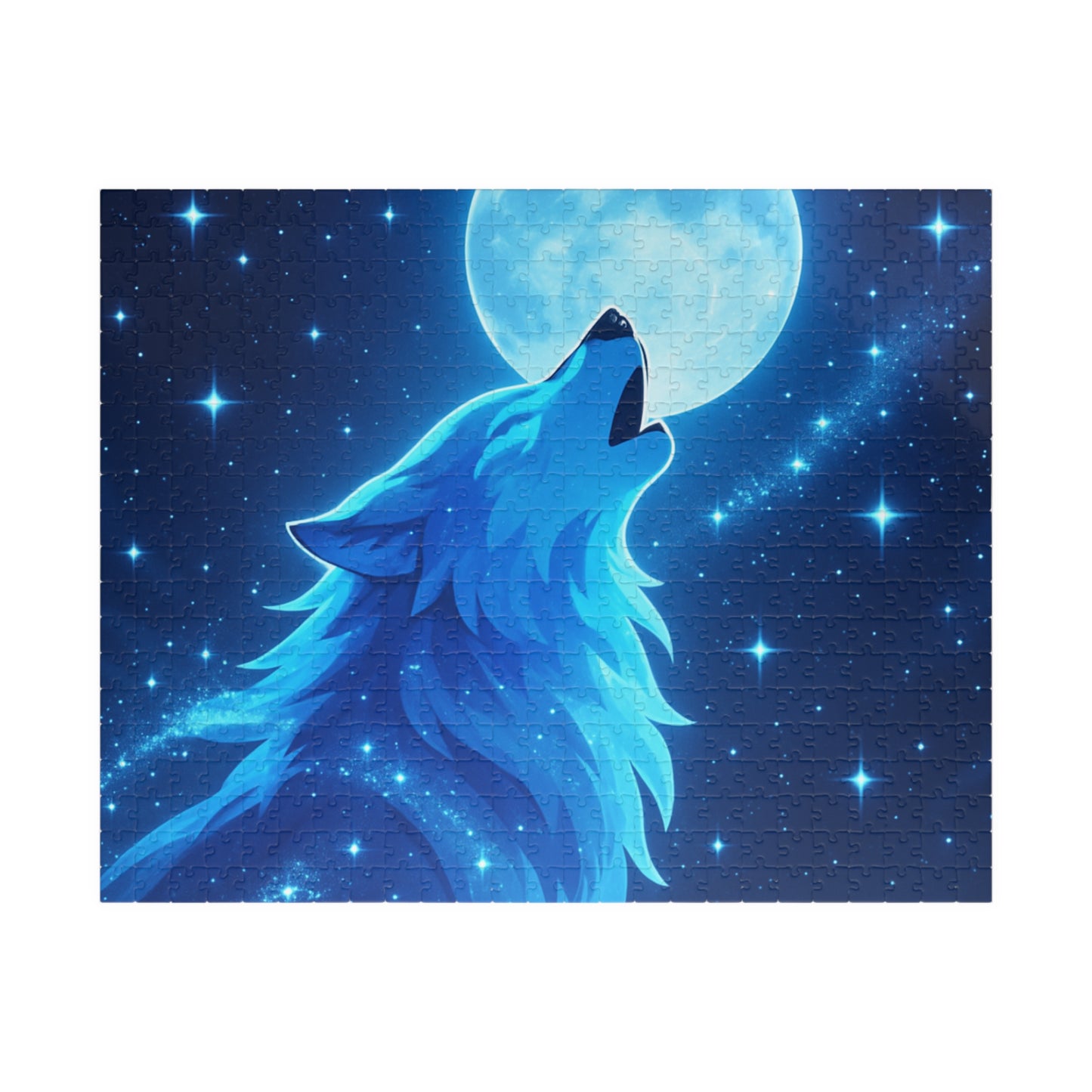 Puzzle Blue Wolf Spirit