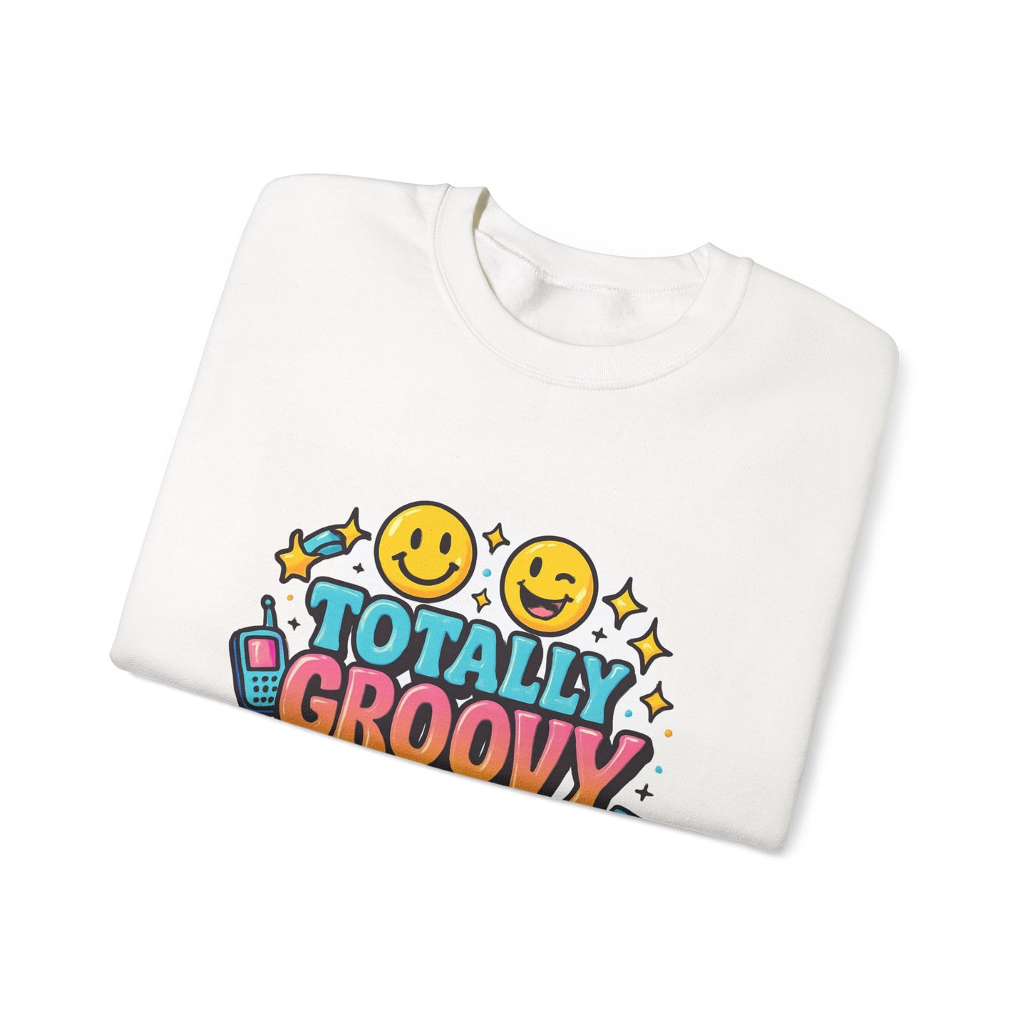 totally Groovy Crewneck Sweatshirt
