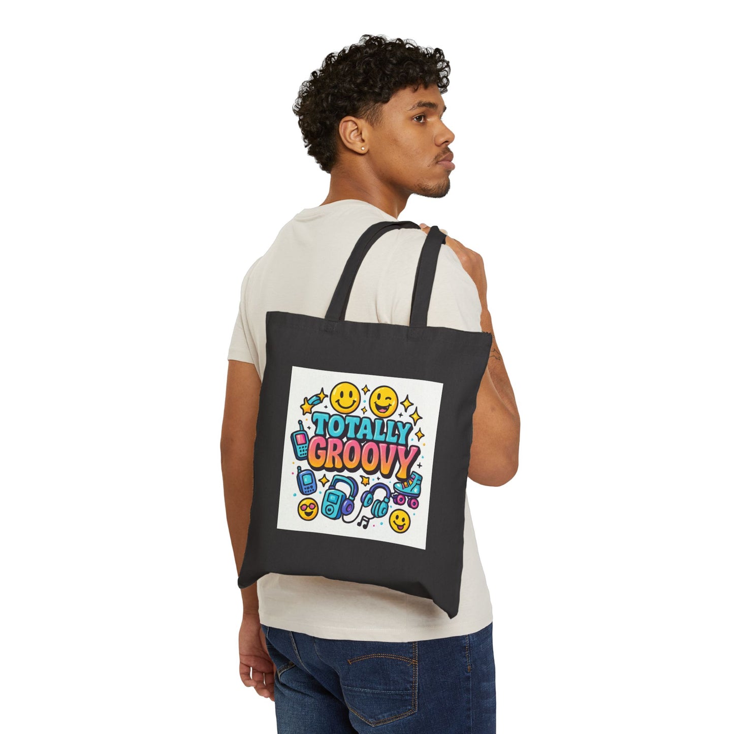 Groove Cotton Canvas Tote Bag