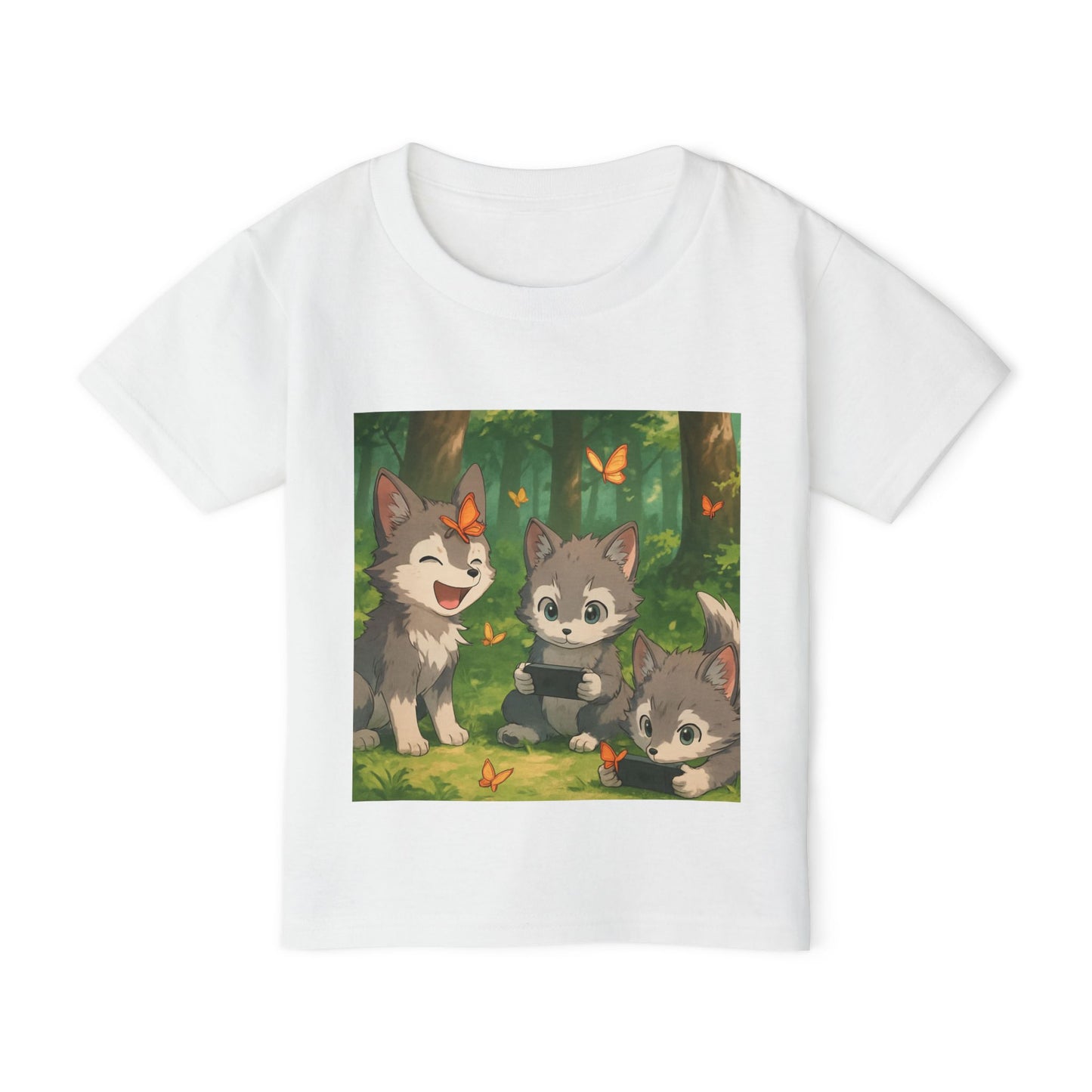Little Xp wolf Gamer's toddler t-shirt
