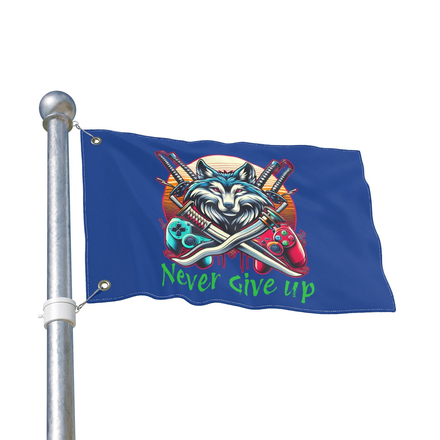 Flag - Xp Wolf Gamer Flag Double Sided Design