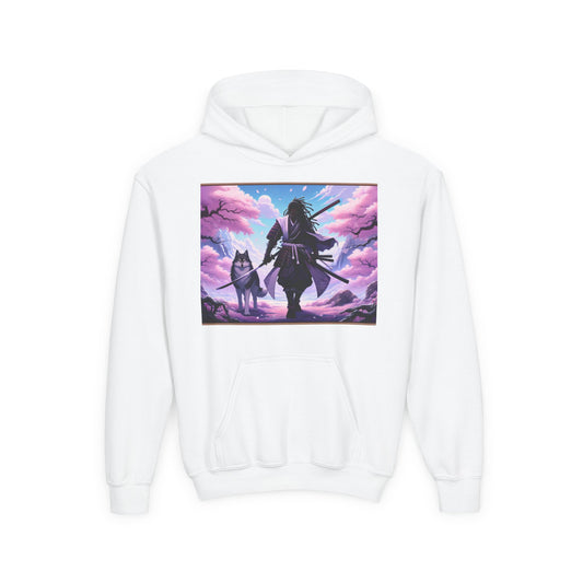 Walking The Wolves to Battle Youth Hooded Sweatshirt