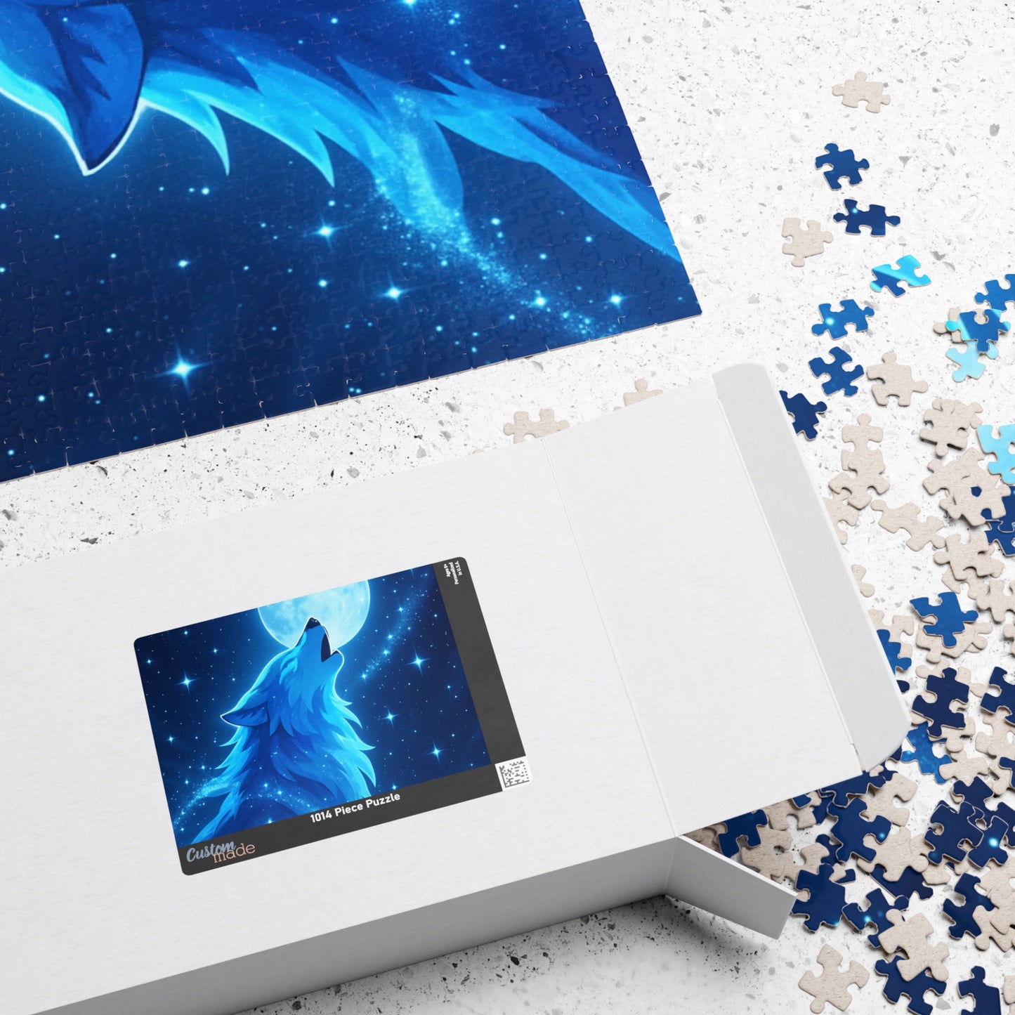 Puzzle Blue Wolf Spirit