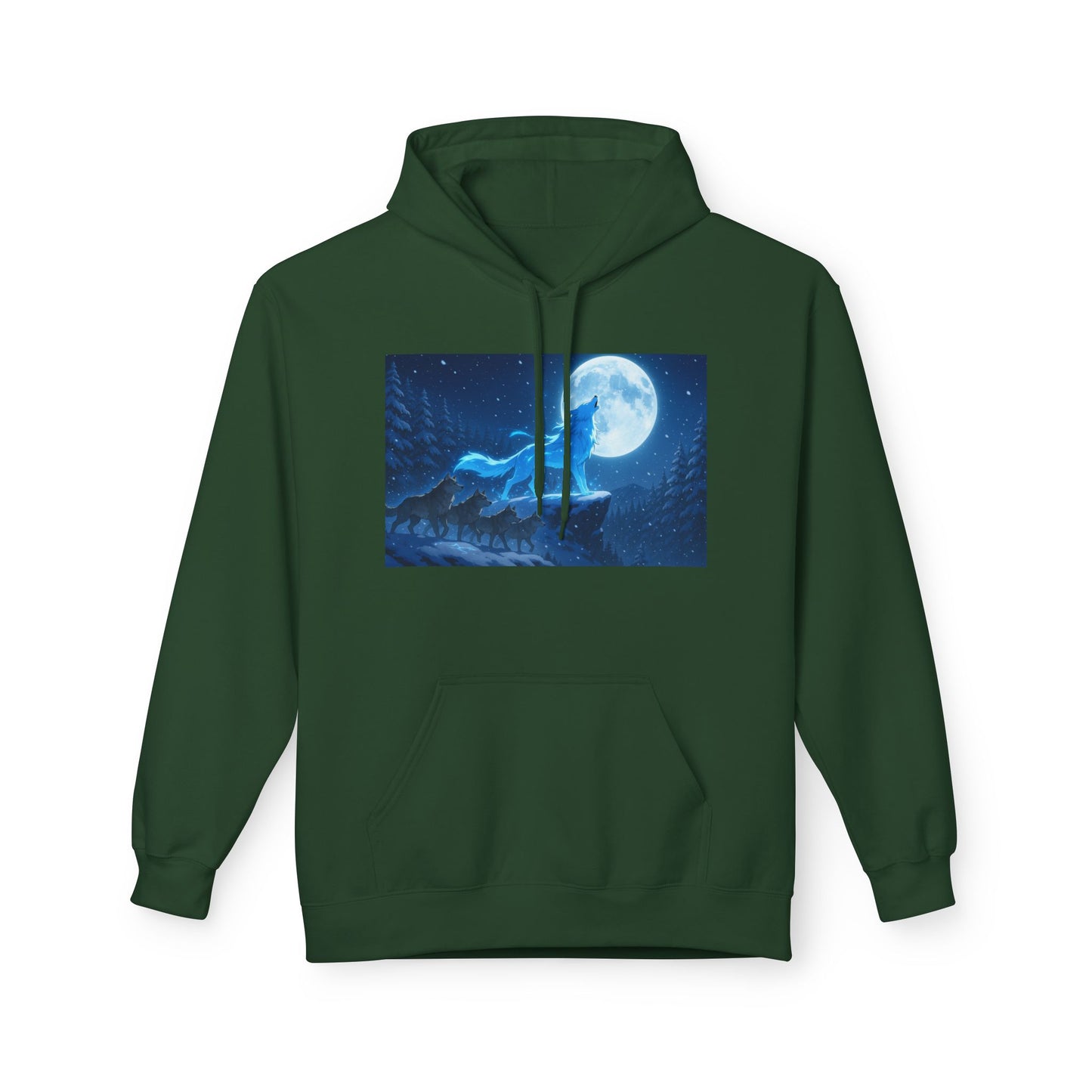 the Blue wolf Spirit hoodie