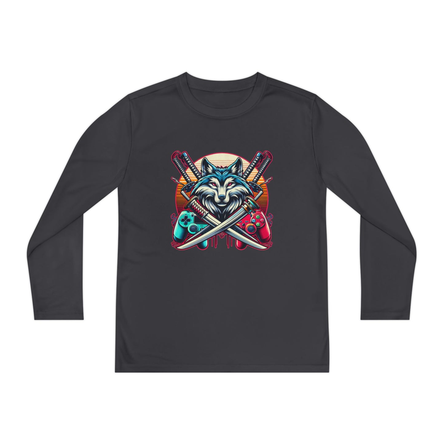 Xp wolf gamer long sleeve shirt