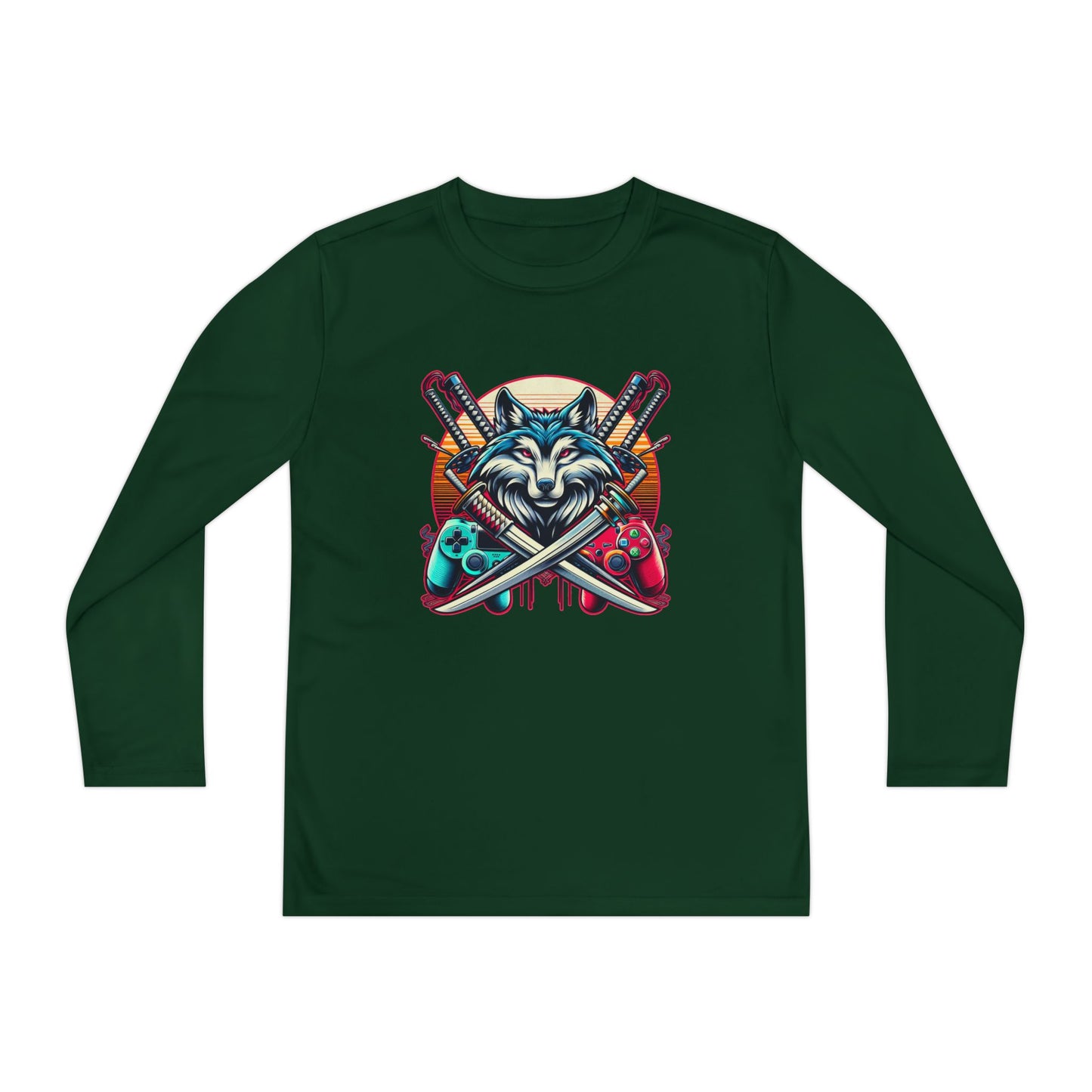 Xp wolf gamer long sleeve shirt