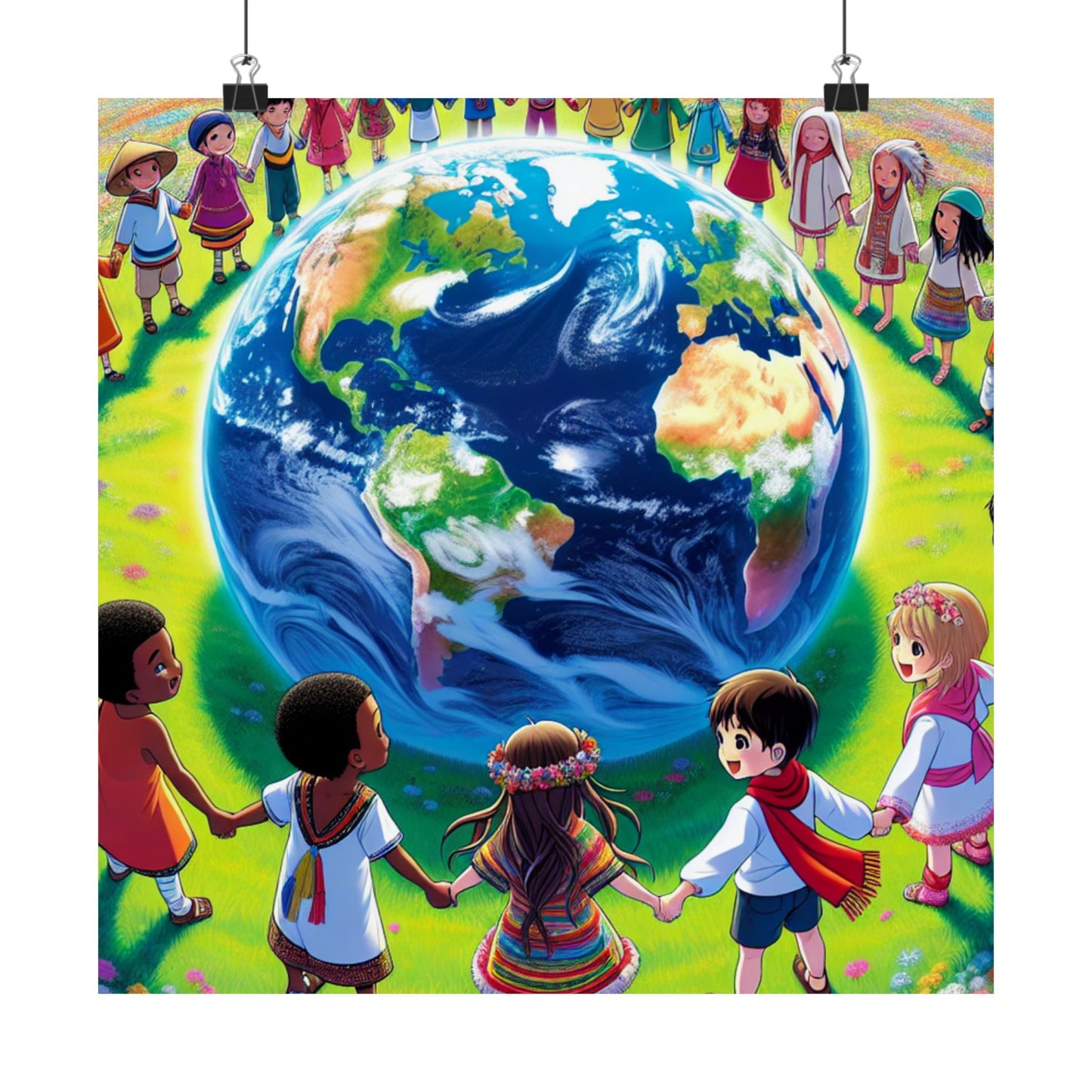 Peace And Love To The World Posters