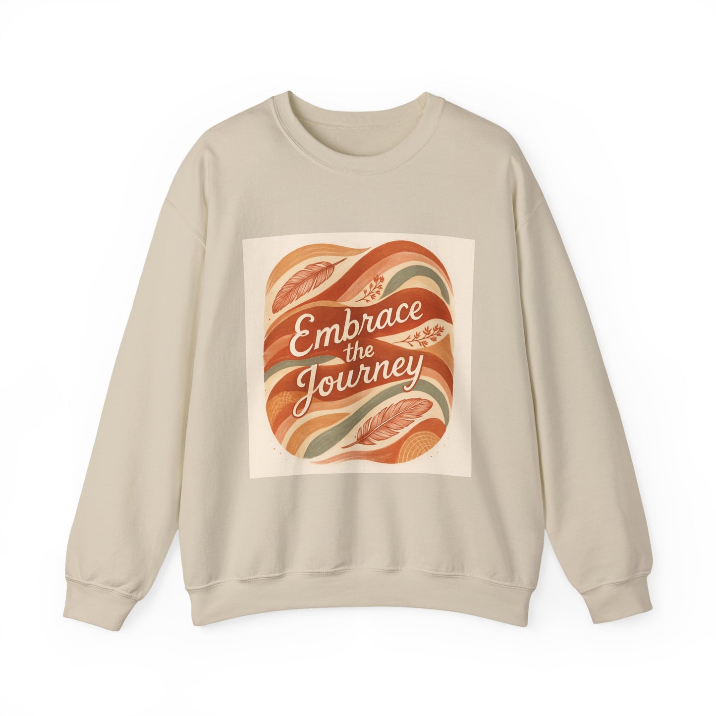 Crewneck Sweatshirt To Embrace The Journey