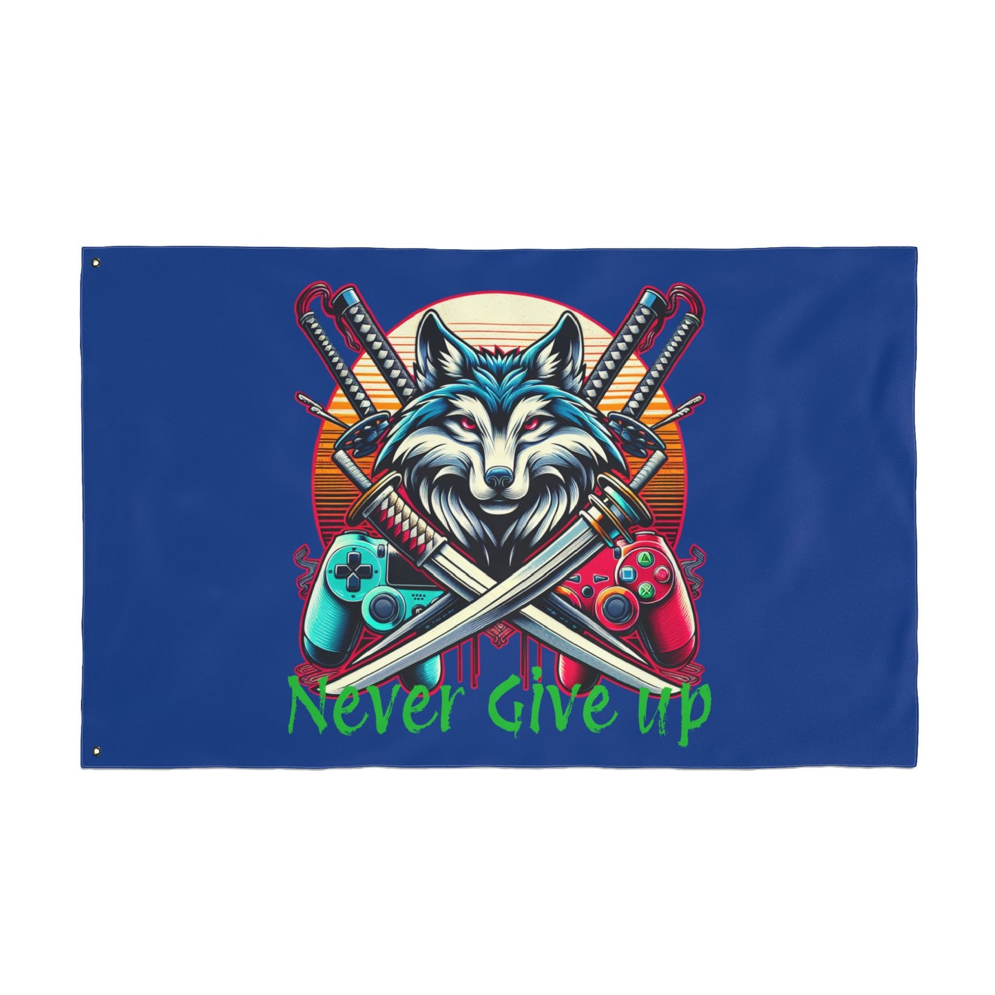 Flag - Xp Wolf Gamer Flag Double Sided Design