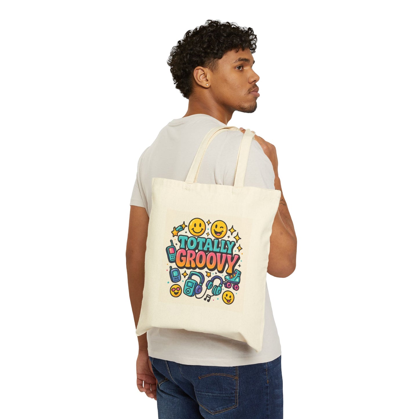 Groove Cotton Canvas Tote Bag