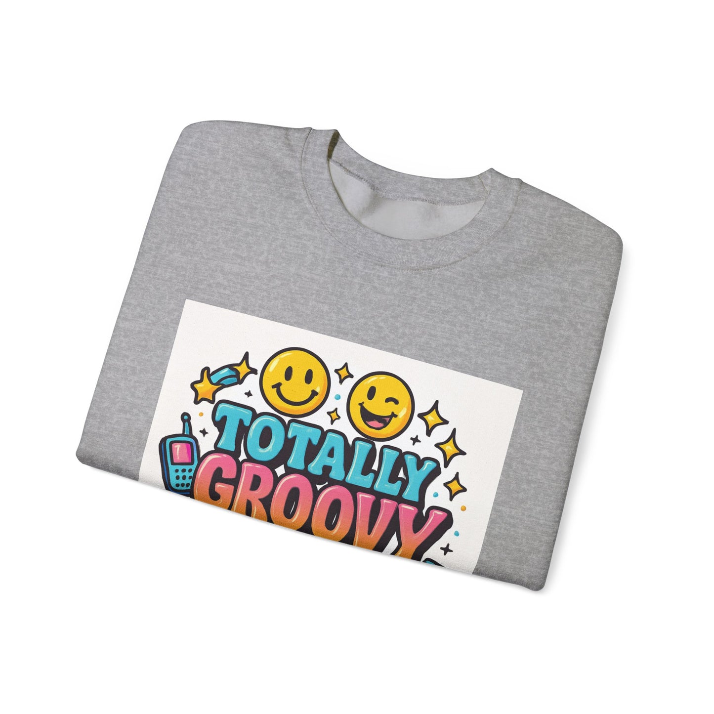 totally Groovy Crewneck Sweatshirt