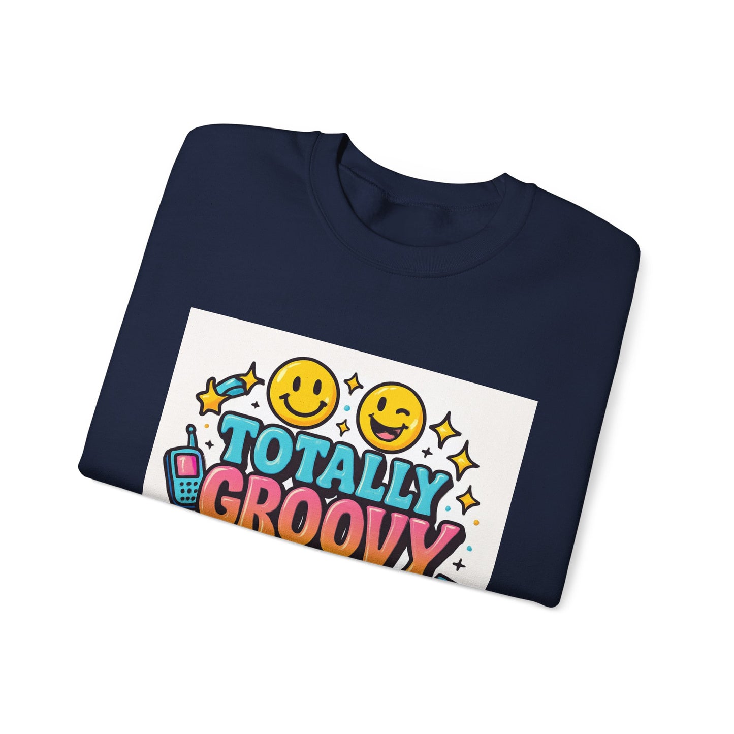 totally Groovy Crewneck Sweatshirt
