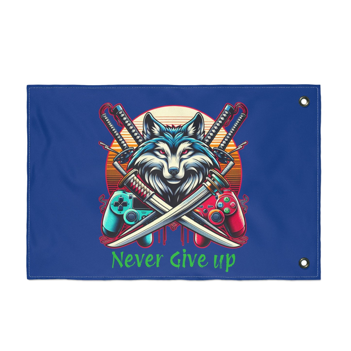Flag - Xp Wolf Gamer Flag Double Sided Design