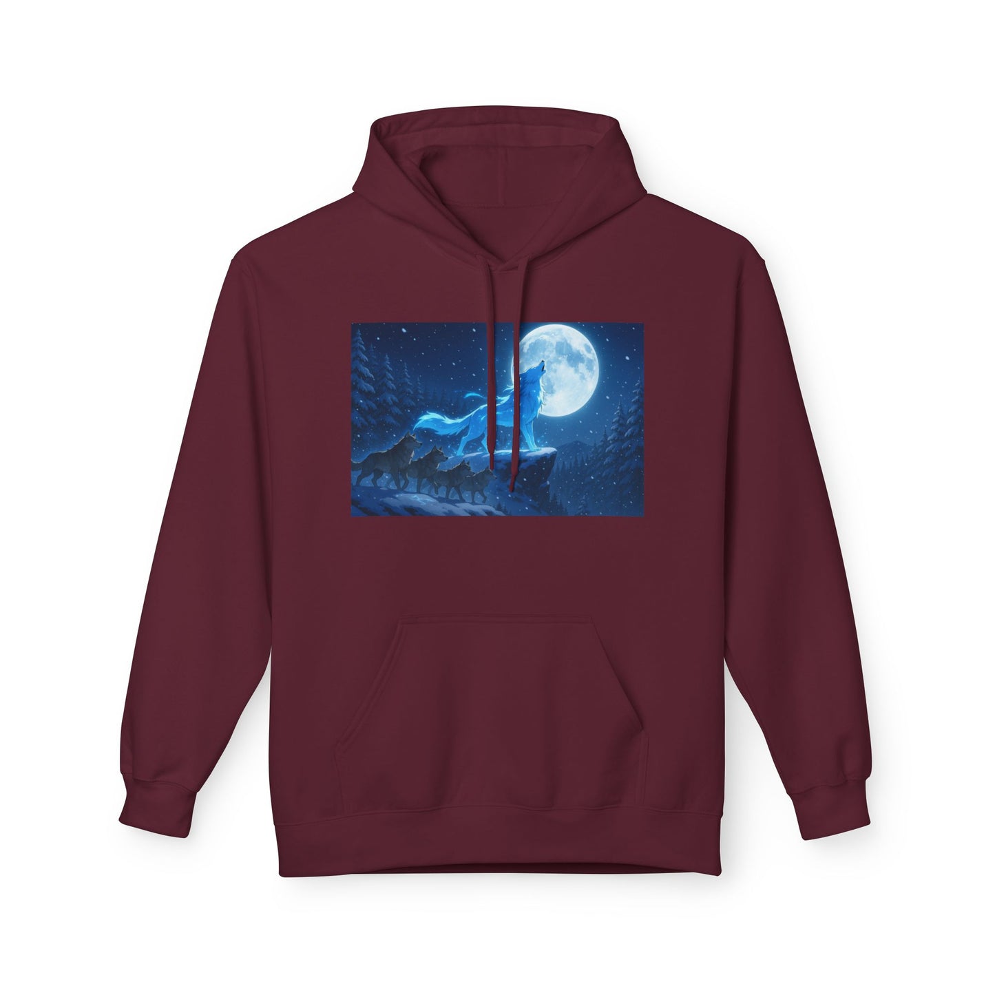 the Blue wolf Spirit hoodie
