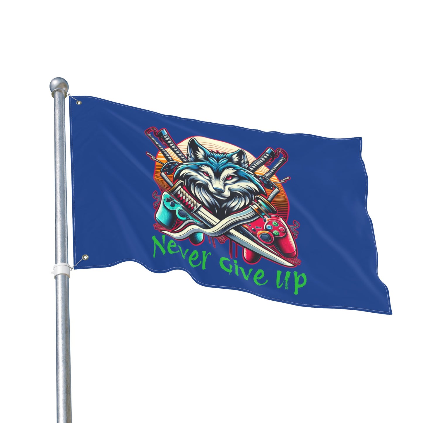 Flag - Xp Wolf Gamer Flag Double Sided Design