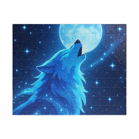 Puzzle Blue Wolf Spirit