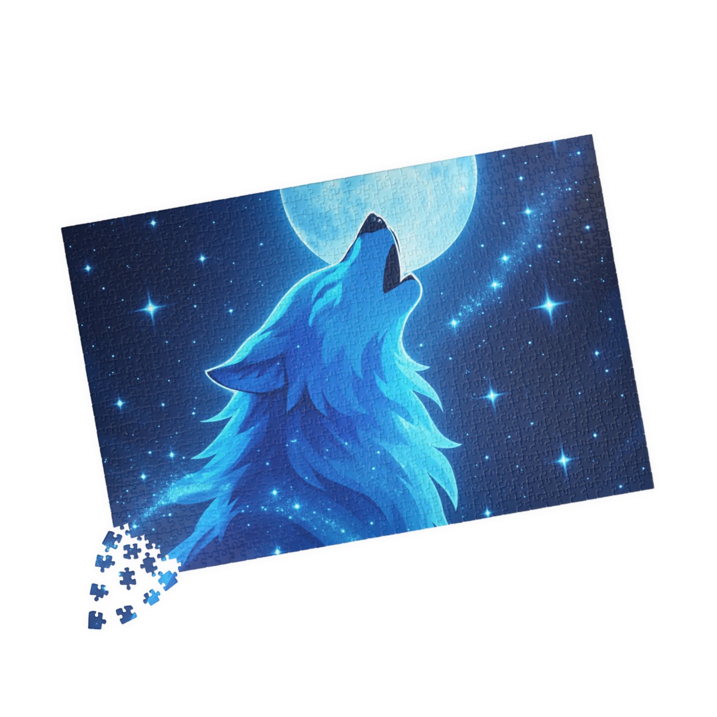 Puzzle Blue Wolf Spirit