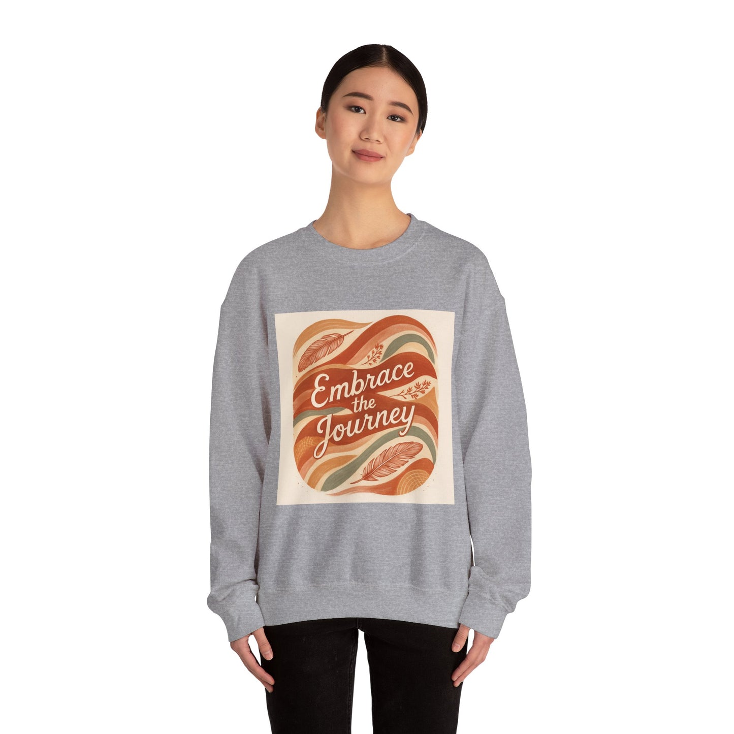Crewneck Sweatshirt To Embrace The Journey