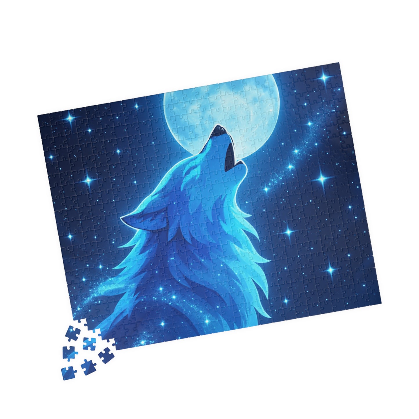 Puzzle Blue Wolf Spirit