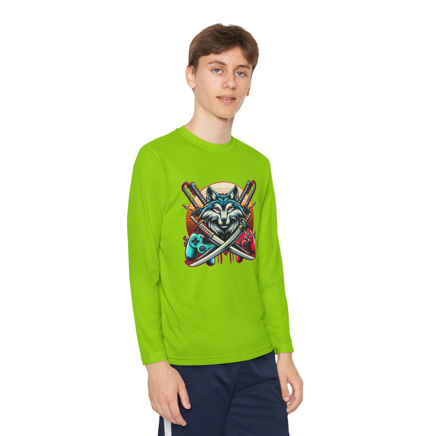 Xp wolf gamer long sleeve shirt