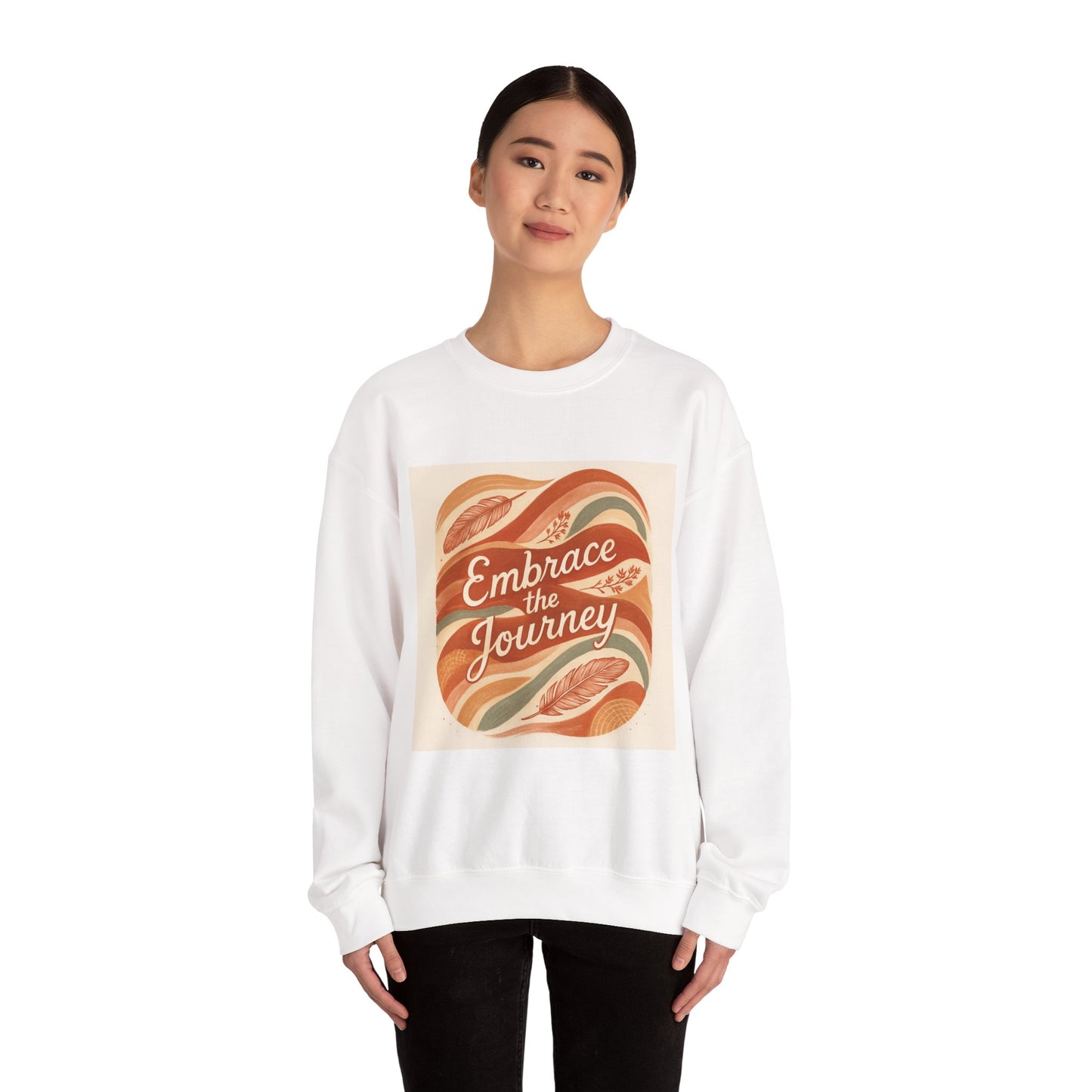 Crewneck Sweatshirt To Embrace The Journey