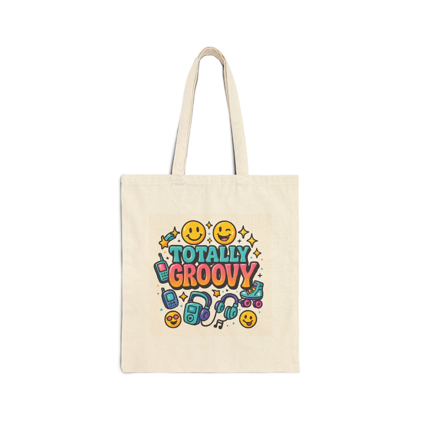 Groove Cotton Canvas Tote Bag