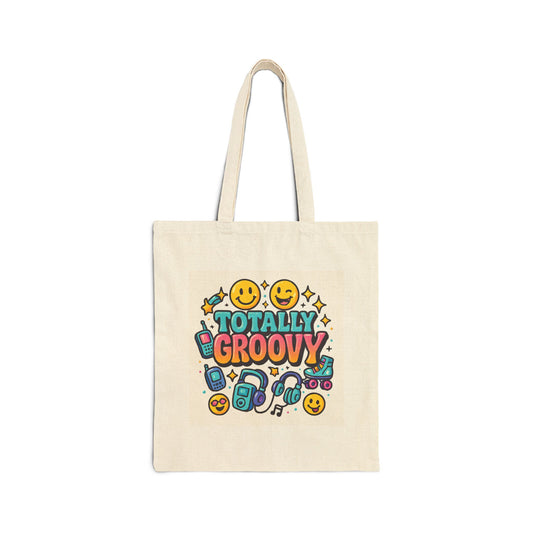 Groove Cotton Canvas Tote Bag