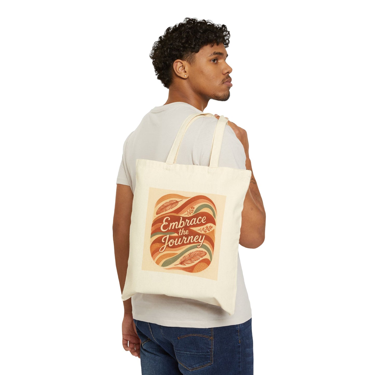 Canvas Tote Bag - Embracing The Journey