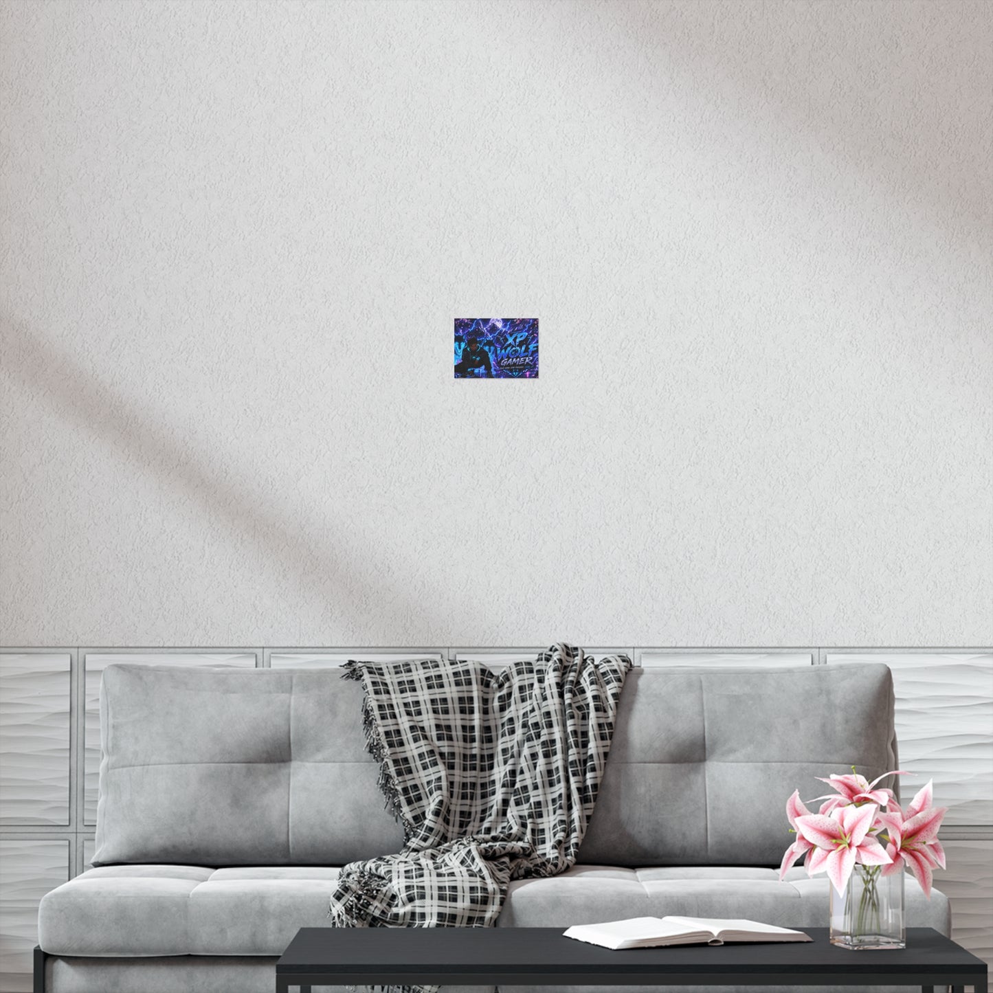 Xp Wolf Gamer Poster – Retro Gaming Wall Art for Gamers