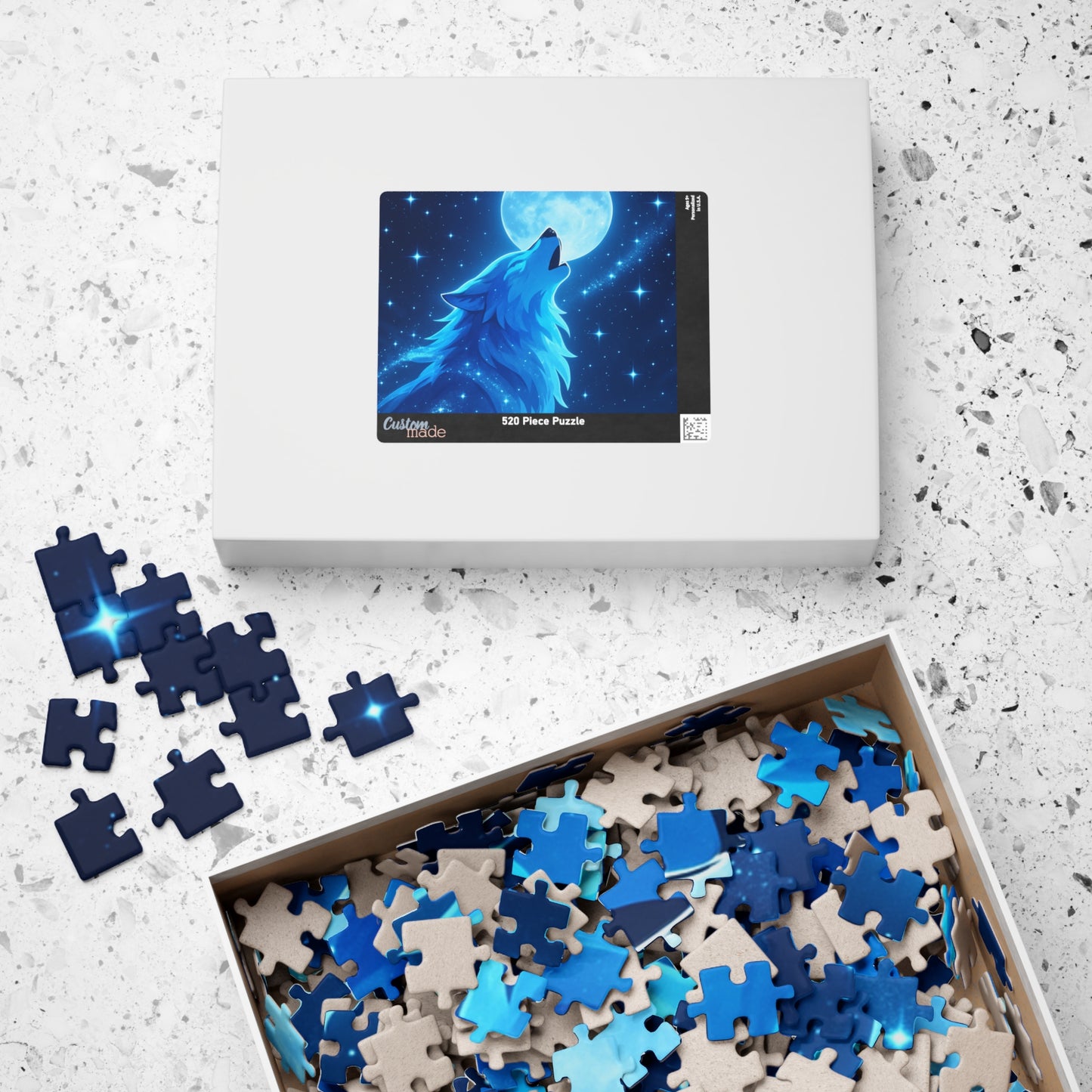 Puzzle Blue Wolf Spirit