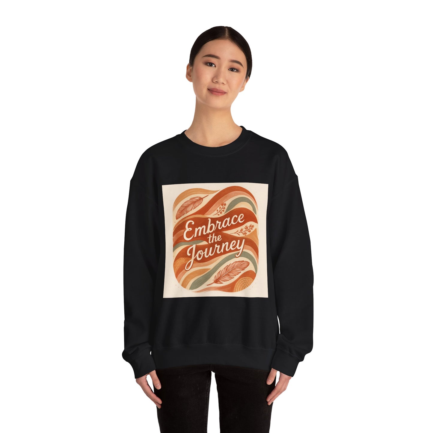 Crewneck Sweatshirt To Embrace The Journey