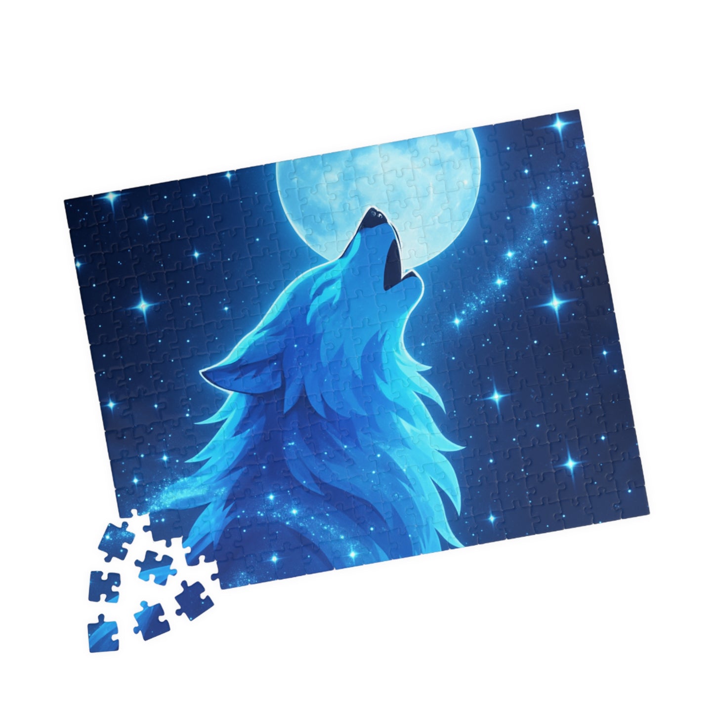 Puzzle Blue Wolf Spirit