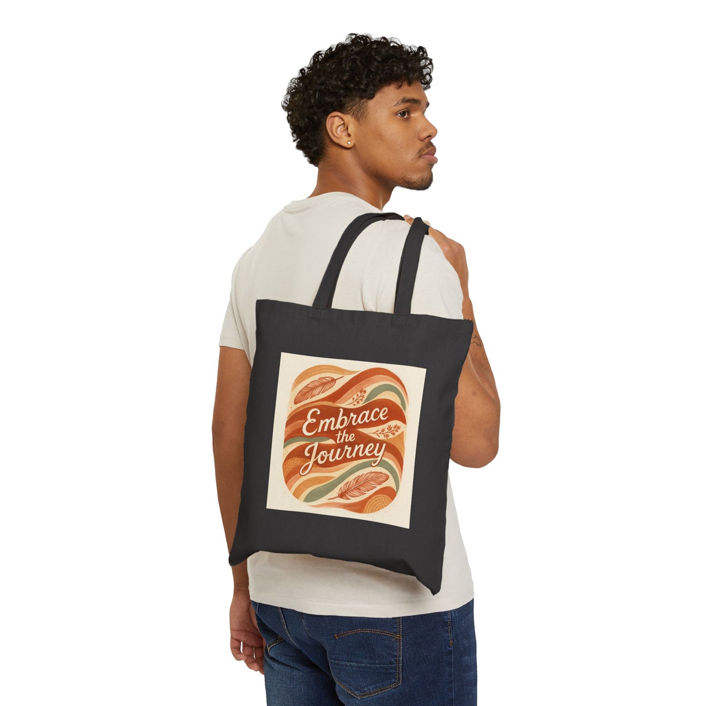 Canvas Tote Bag - Embracing The Journey