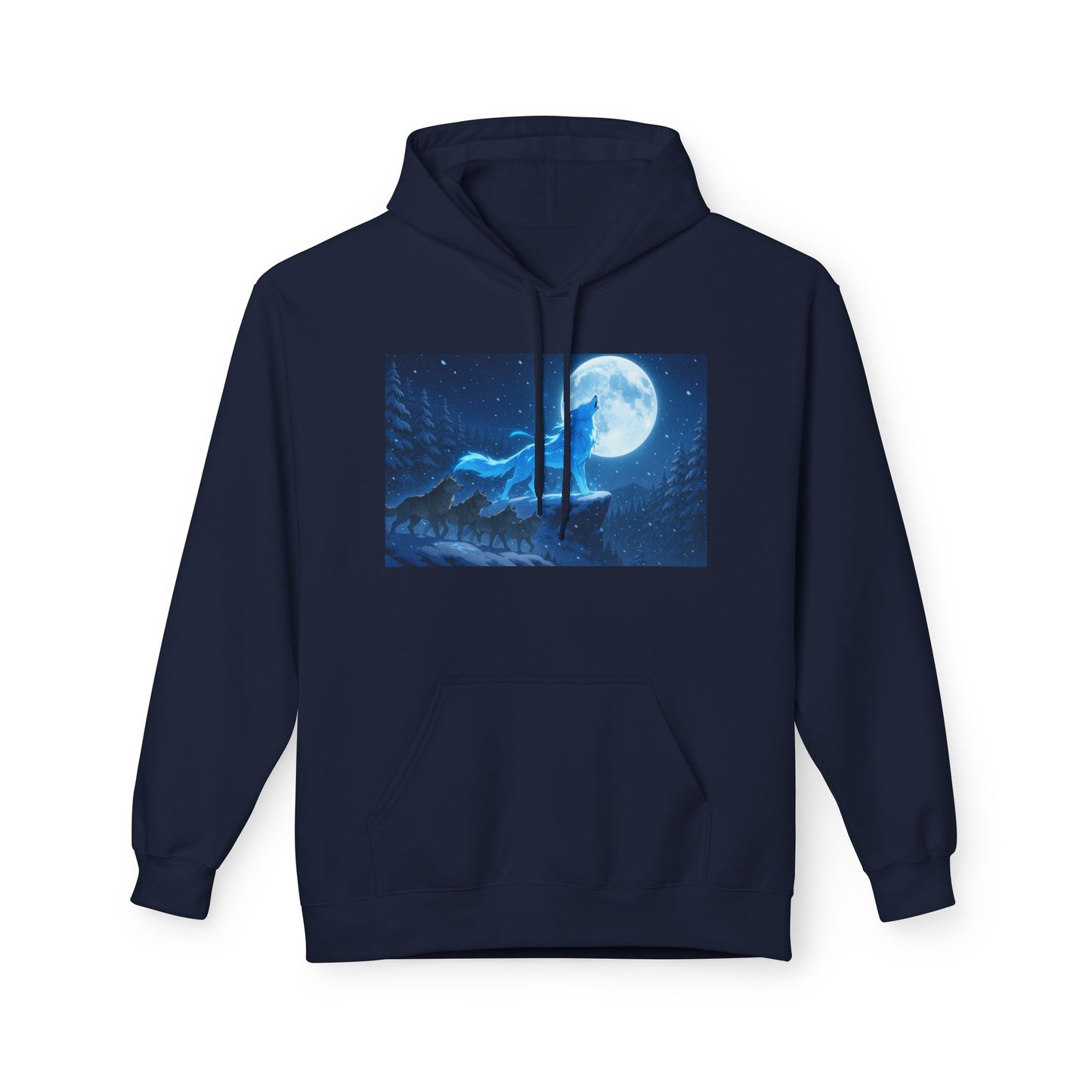 the Blue wolf Spirit hoodie