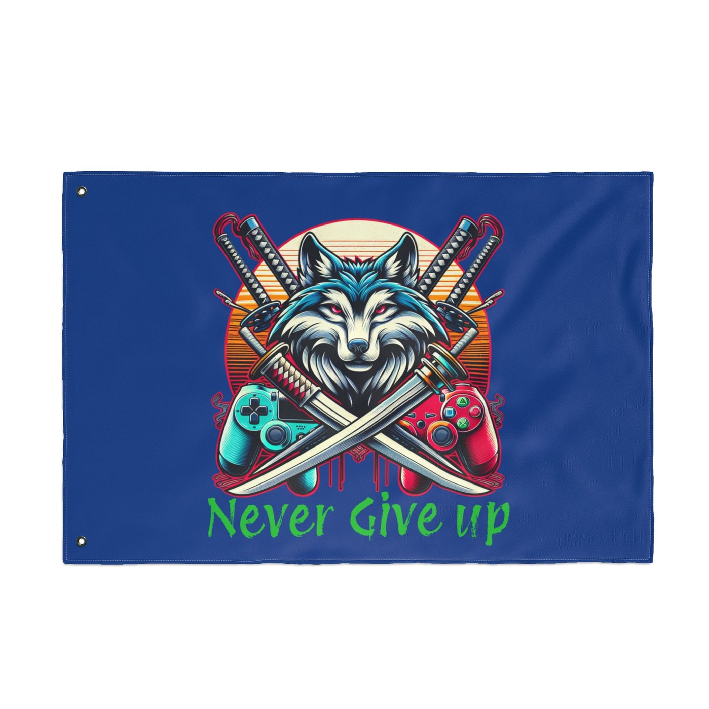 Flag - Xp Wolf Gamer Flag Double Sided Design