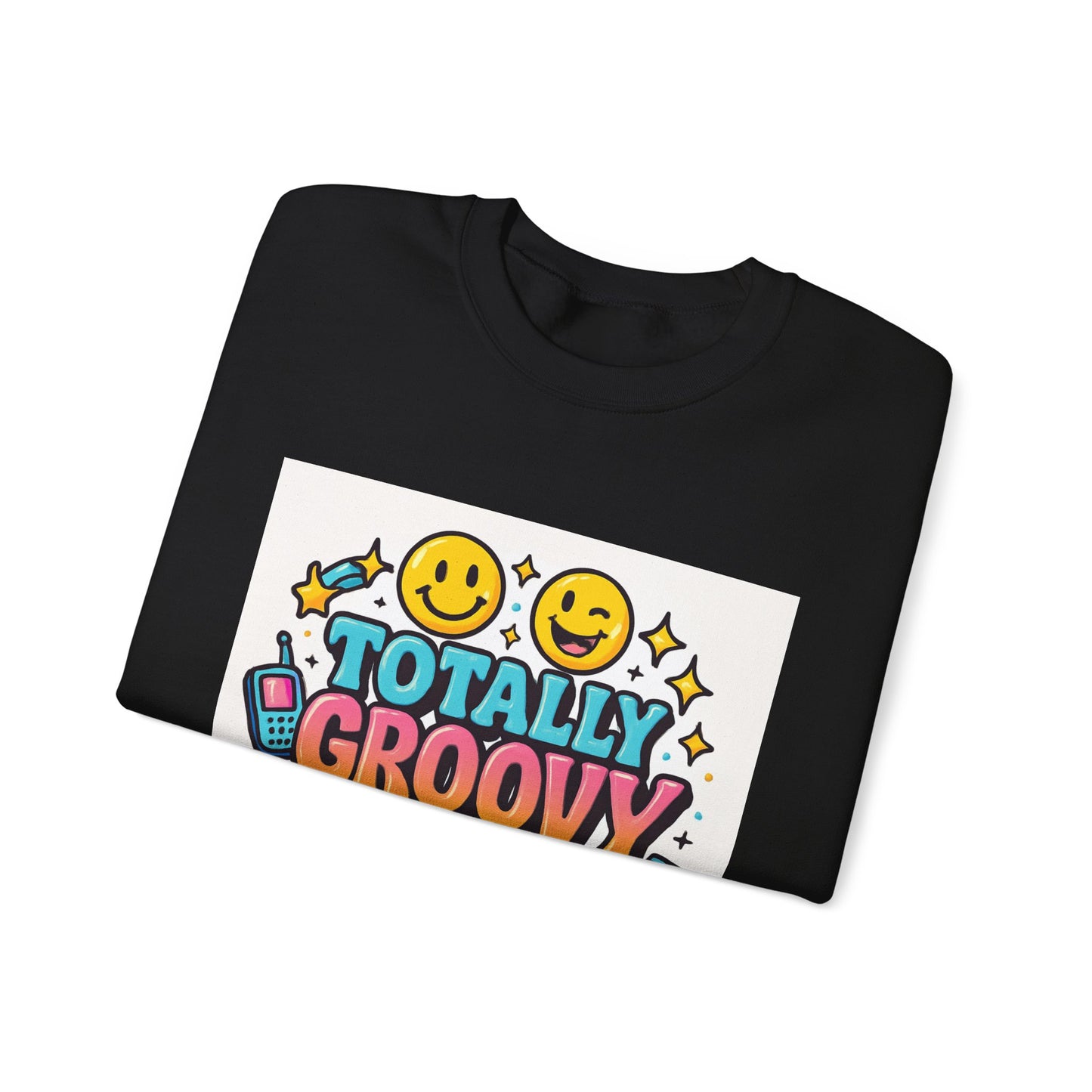 totally Groovy Crewneck Sweatshirt