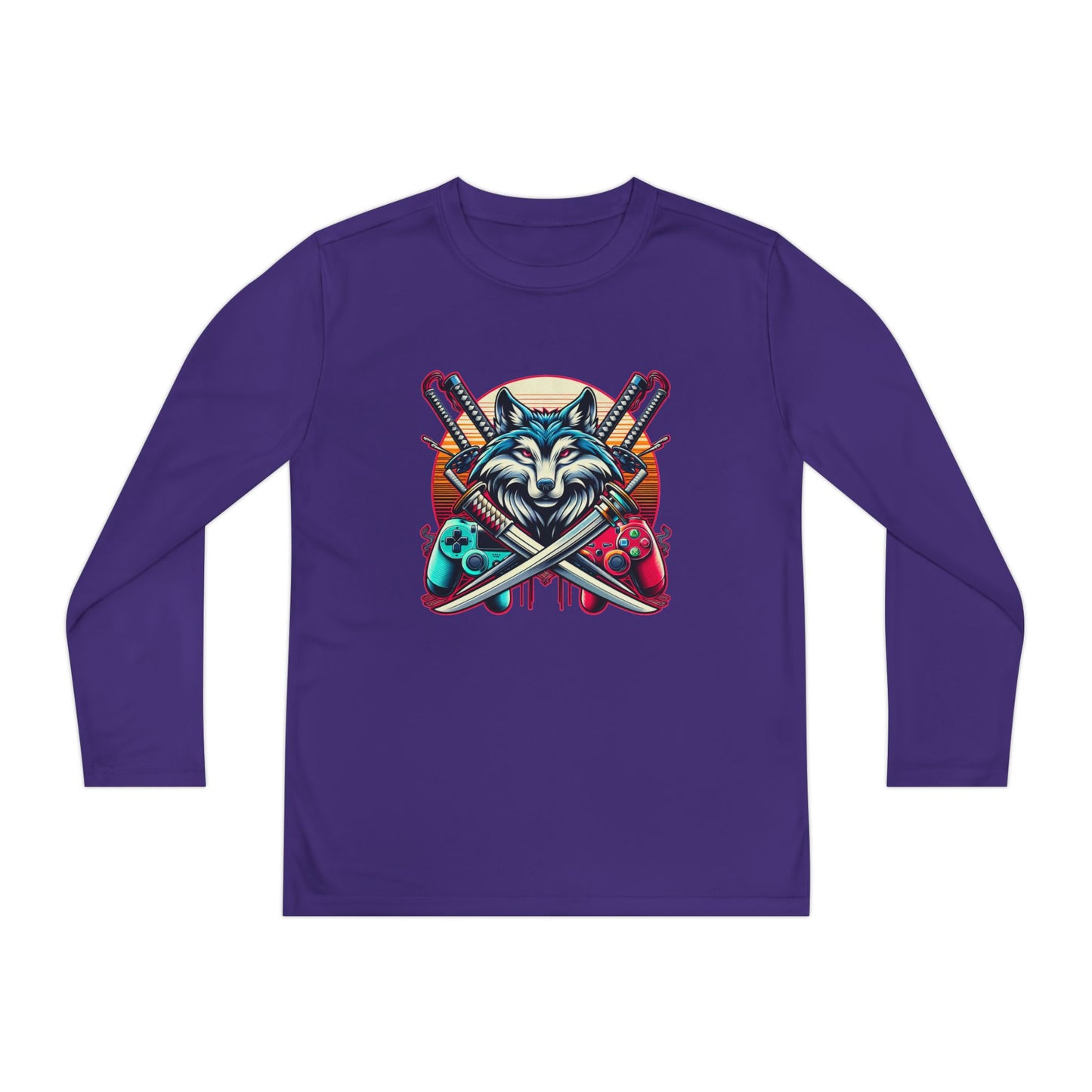 Xp wolf gamer long sleeve shirt