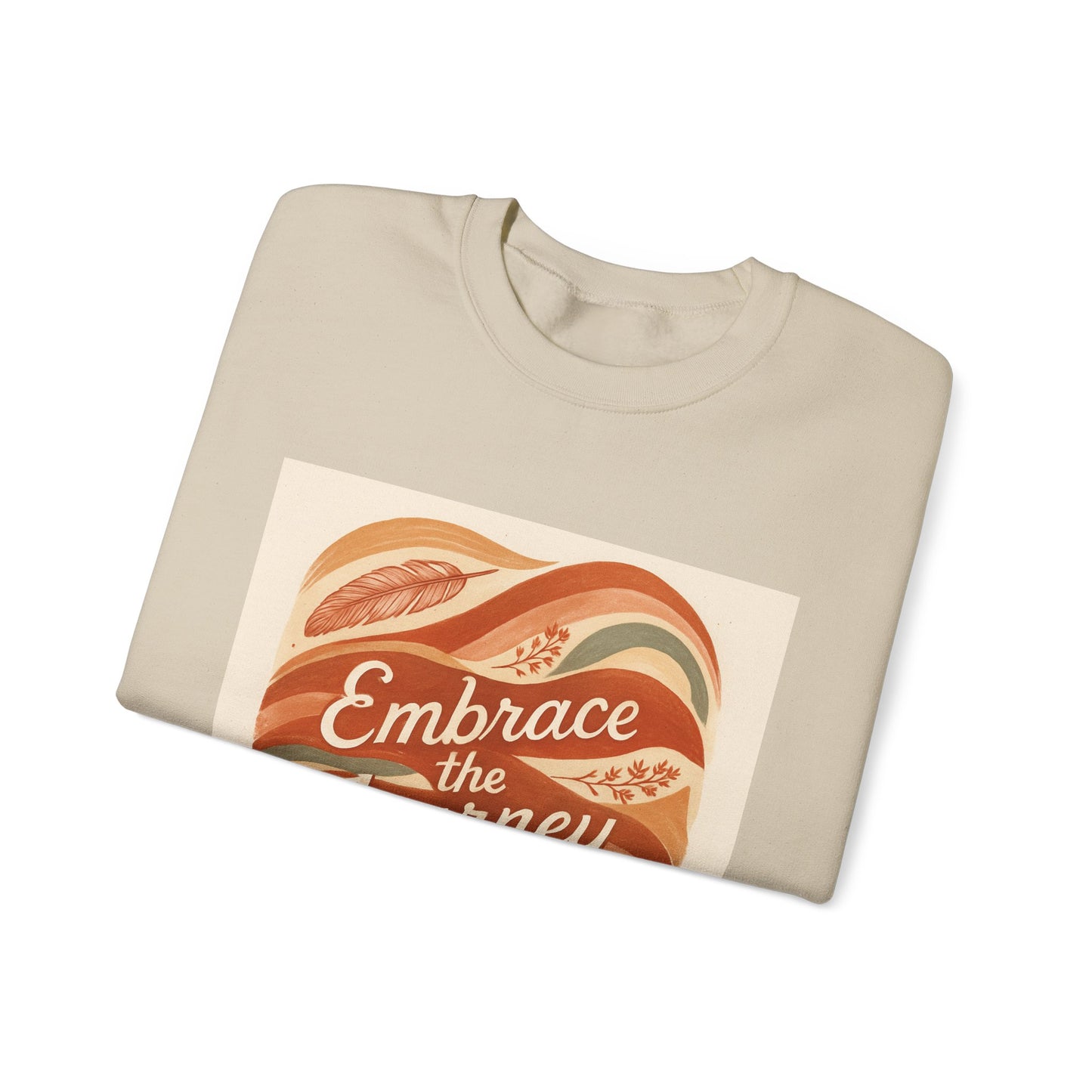 Crewneck Sweatshirt To Embrace The Journey