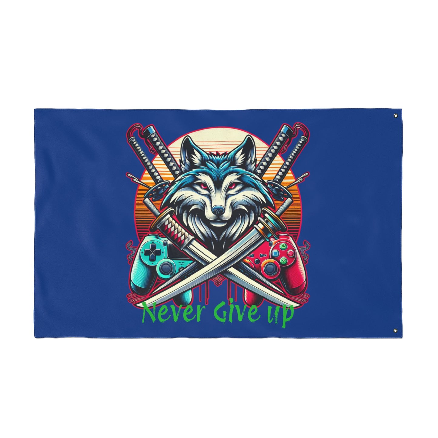 Flag - Xp Wolf Gamer Flag Double Sided Design