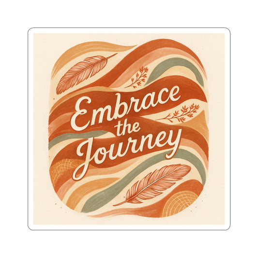 embrace the journey  Stickers