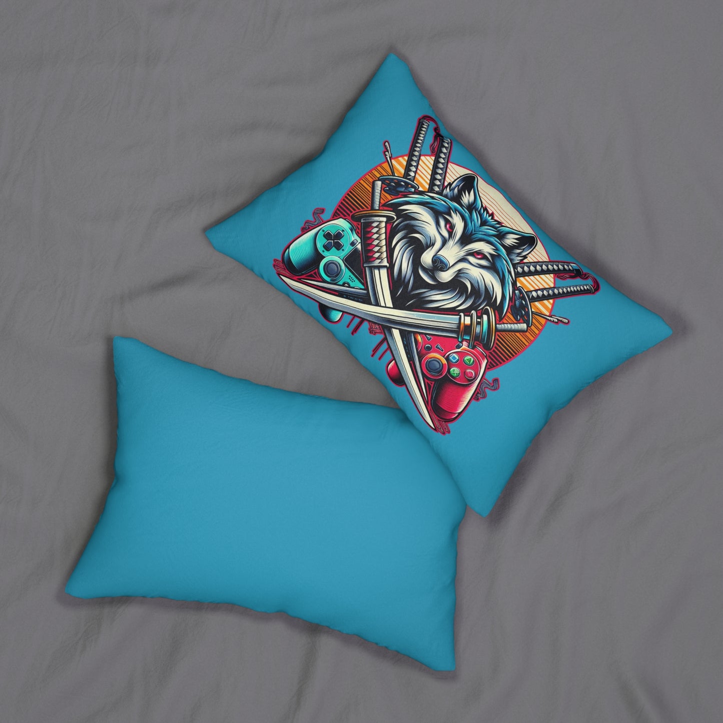 Xp wolf Lumbar Pillow