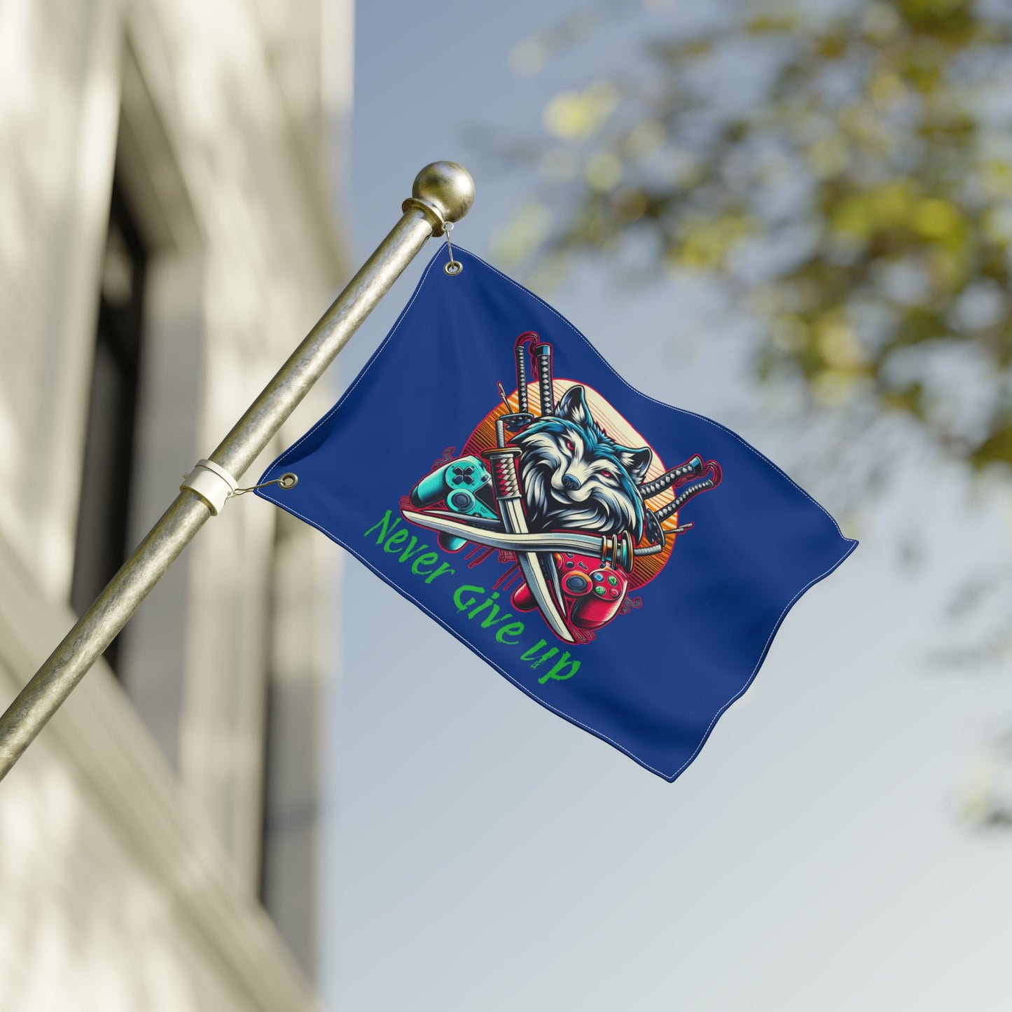 Flag - Xp Wolf Gamer Flag Double Sided Design