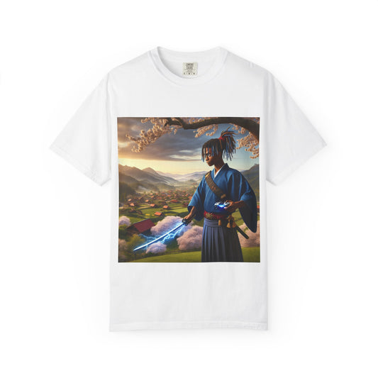 Gamer Graphic T-shirt - Warrior of Video Games and Lighting  Design