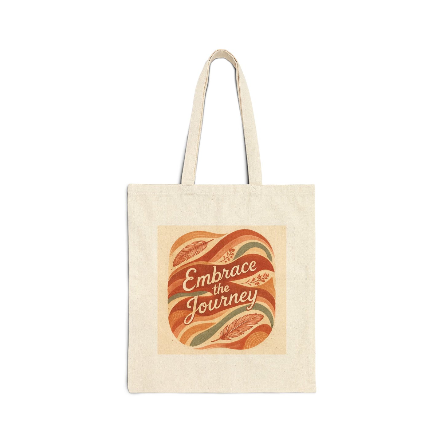 Canvas Tote Bag - Embracing The Journey