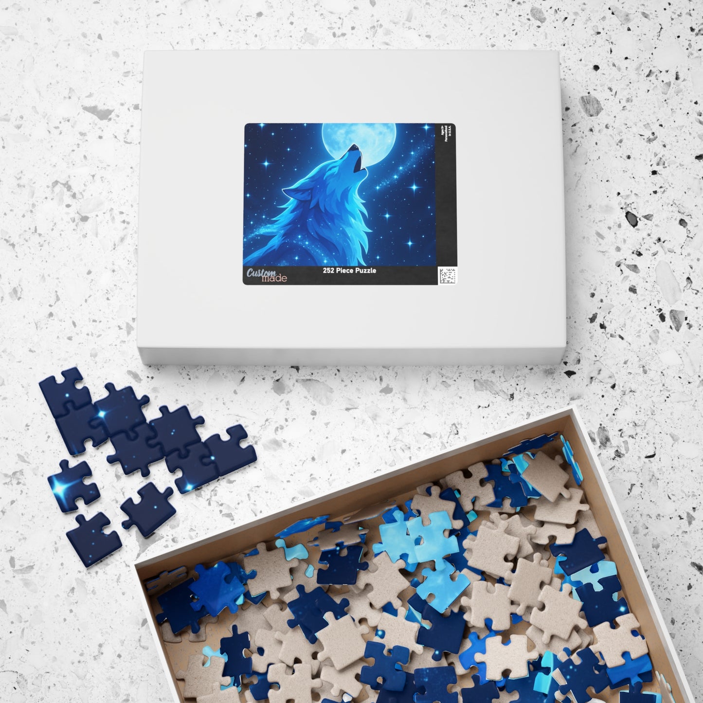 Puzzle Blue Wolf Spirit