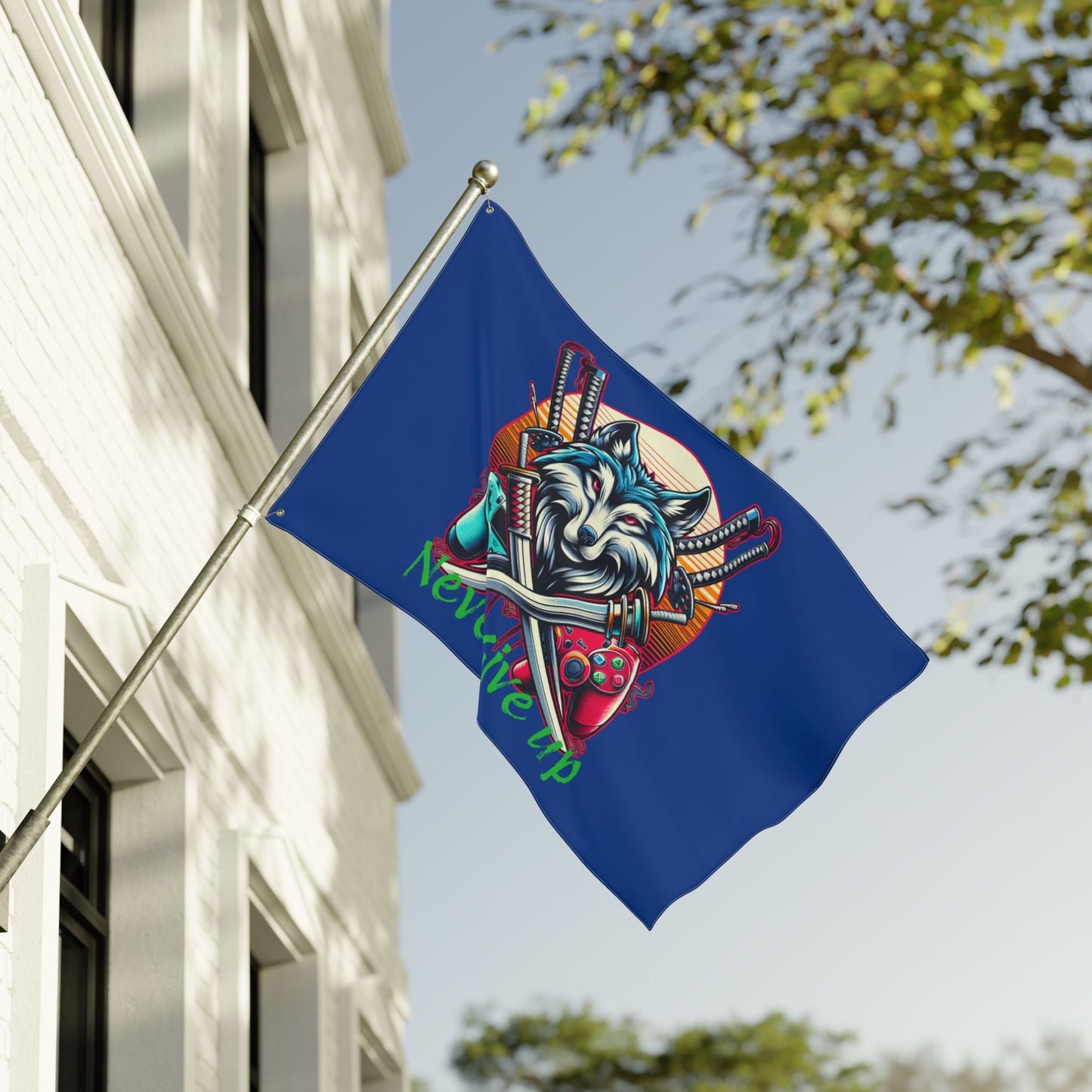 Flag - Xp Wolf Gamer Flag Double Sided Design