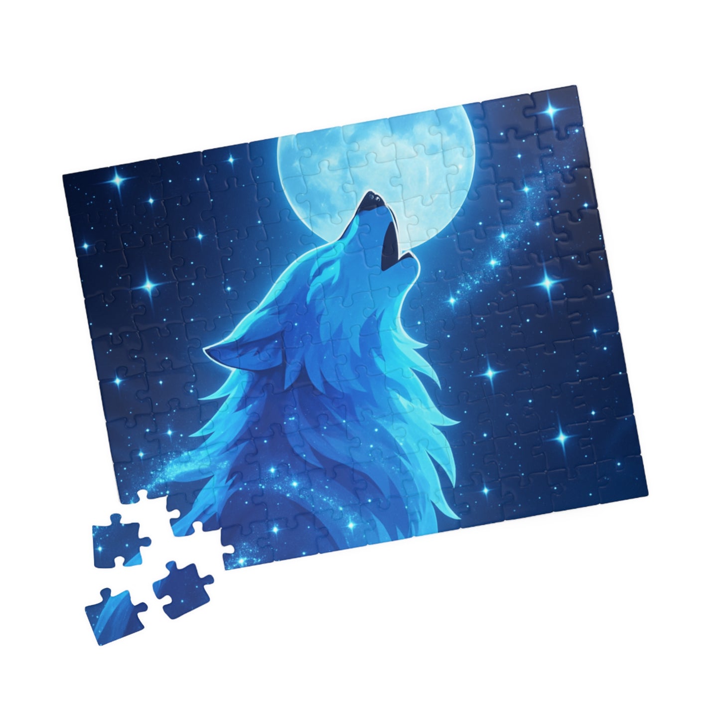 Puzzle Blue Wolf Spirit