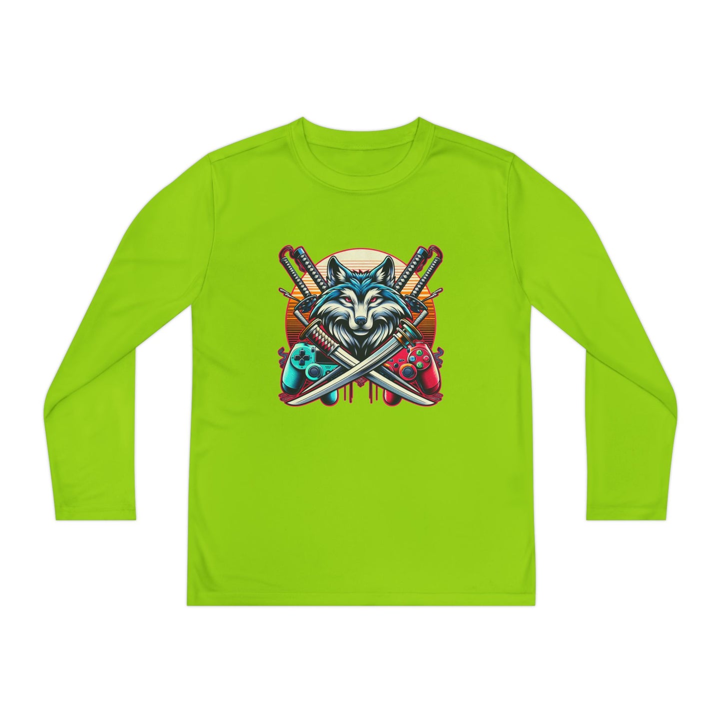 Xp wolf gamer long sleeve shirt